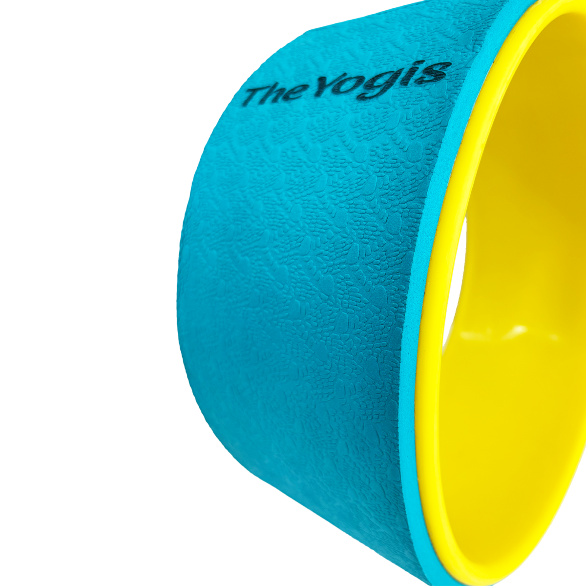 The Yogis Wheel yellowAqua 5.5inch1 - theyogis.net