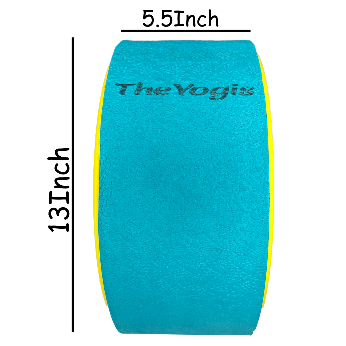 The Yogis Wheel yellowAqua 5.5inch3 - theyogis.net