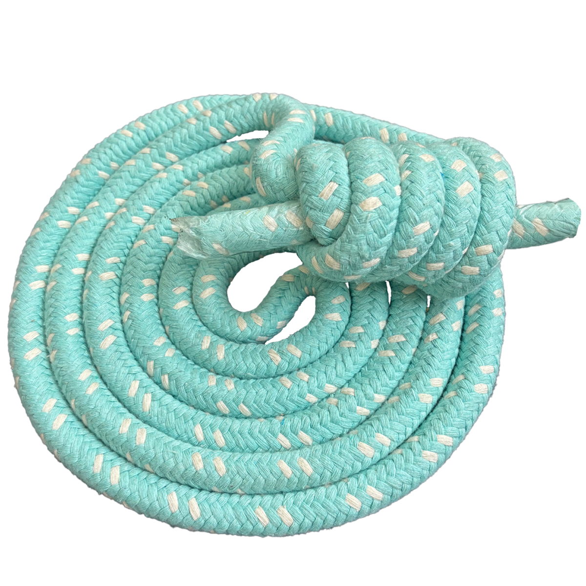 The Yogis iyengar Wall Rope Long sea Blue White - theyogis.net