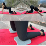 The Yogis Knee Cushion Red+Gray 1