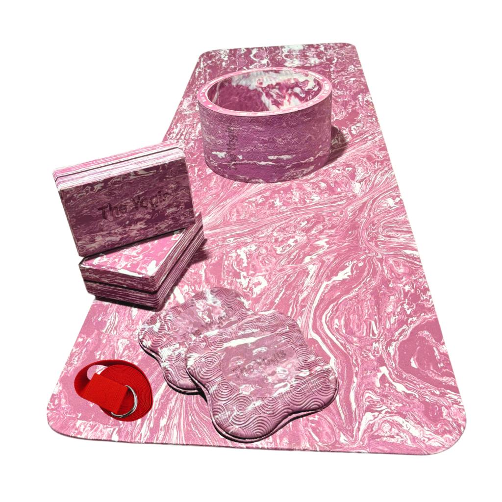 The-Yogis-YogaBricks-block-eva-foam-9x6x3inch-yoga-wheel-knee-cushion-yoga-blt-yoga-mat-6mm-Marble-Purple-white-1
