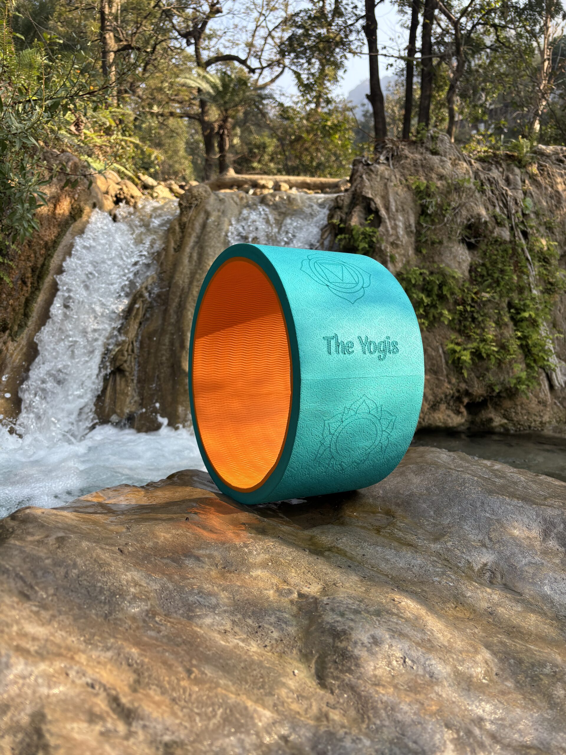The-Yogis-Aqua+Orange-Eva-Foam-Yoga-Wheel-Long-color-best7-charka