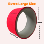 The-Yogis-Red-Gray-Eva-Foam-Yoga-Wheel-Long-color (2)