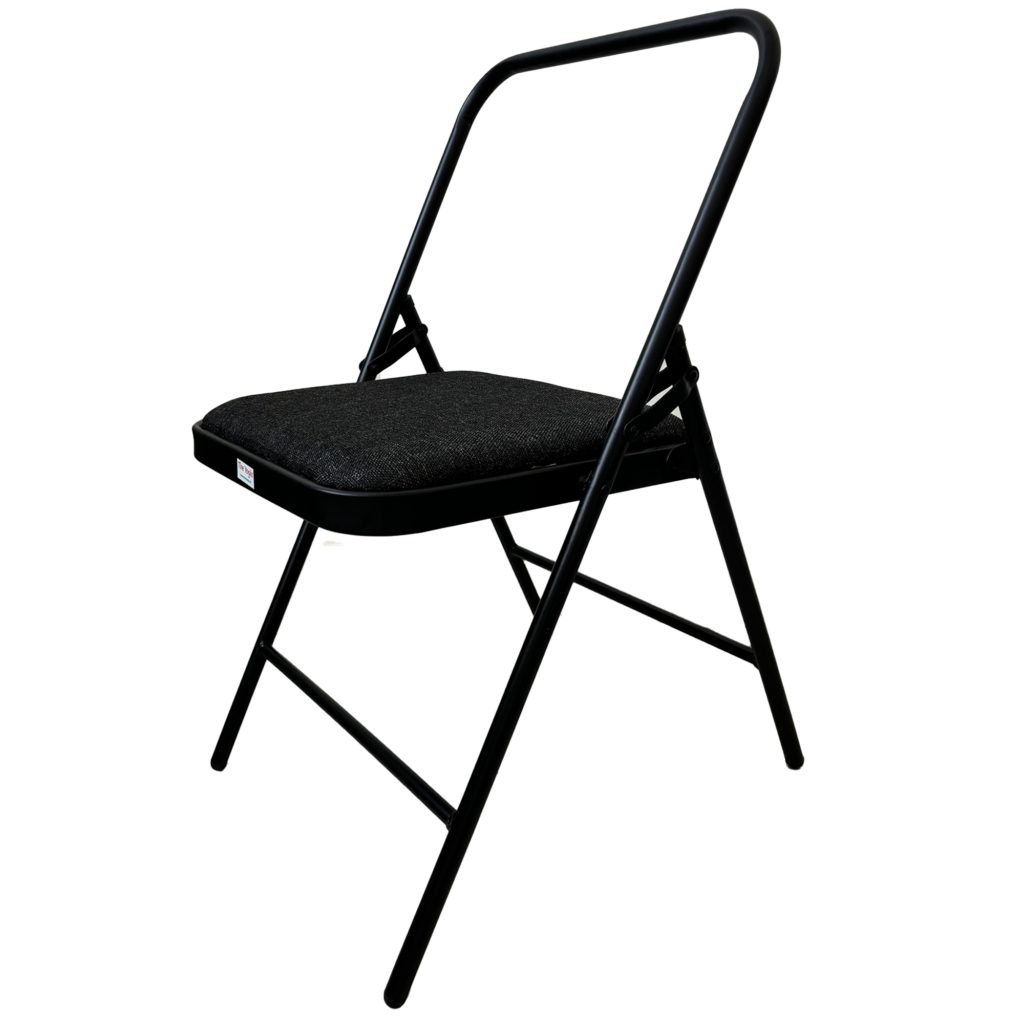 The-Yogis-Yoga-Iyengar-Chair-Cushion-Heavy-Black-Jute-fabric