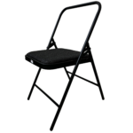 The-Yogis-Yoga-Iyengar-Chair-Cushion-Heavy-Black-Jute-fabric